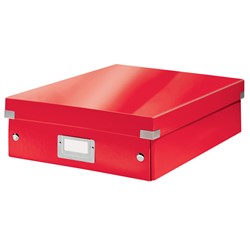 Leitz Click & Store Organisationsbox Mittel, Rot