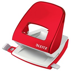 Leitz New NeXXt WOW Bürolocher (Metall), Rot