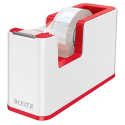 Leitz WOW Klebeband-Tischabroller Duo Colour, Rot