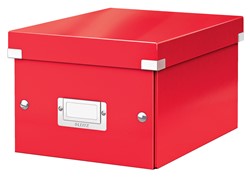 Leitz Click & Store Aufbewahrungs- und Transportbox Klein (Für A5), Rot