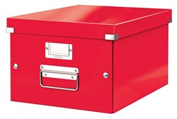 Leitz Click & Store Aufbewahrungs- und Transportbox Mittel (Für A4), Rot