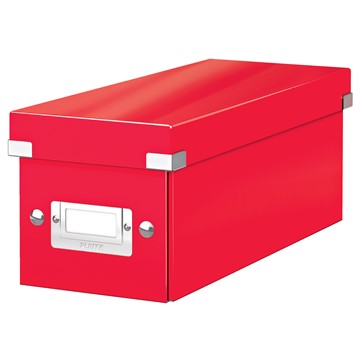 Leitz 60410026 - Click & Store CD Aufbewahrungsbox, Rot