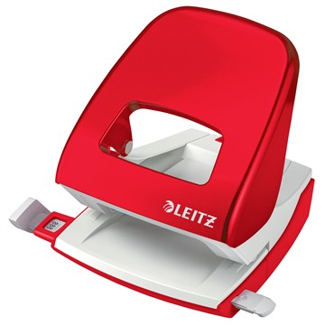 Leitz 50081026 - New NeXXt WOW Bürolocher (Metall), Rot