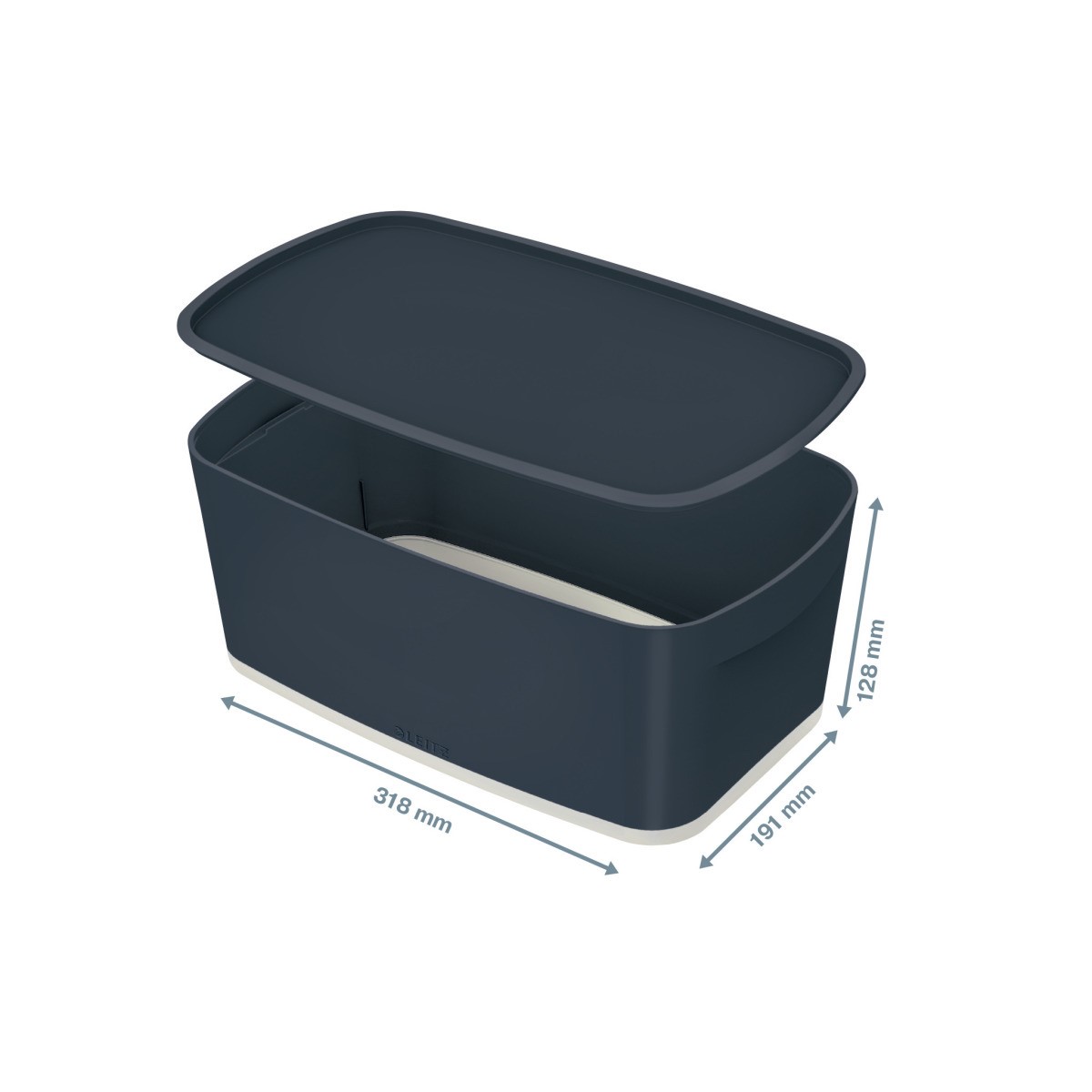 1pc Hundespielzeug Filz box Einfache Haustierbedarf Aufbewahrungsbox  Kleinigkeiten Box (dunkelgrau)